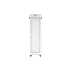 Szafa instalacyjna Rack stojąca 19" 42U 600x800 szara drzwi perforowane LCD