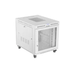 Szafa instalacyjna Rack stojąca 19" 15U 800x1000 Drzwi Perforowane szara