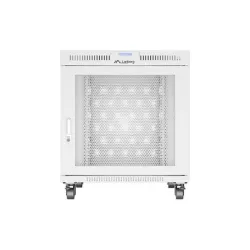 Szafa instalacyjna Rack stojąca 19" 15U 800x1000 Drzwi Perforowane szara