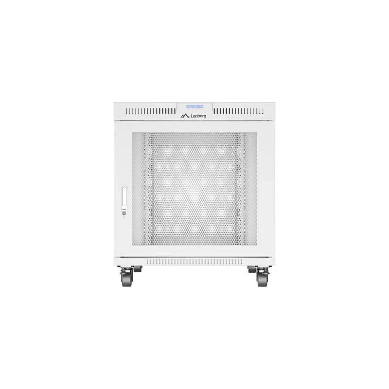 Szafa instalacyjna Rack stojąca 19" 15U 800x1000 Drzwi Perforowane szara