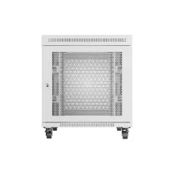 Szafa instalacyjna Rack stojąca 19" 15U 800x1000 Drzwi Perforowane szara