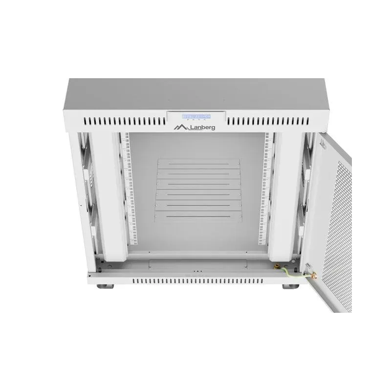 Szafa instalacyjna Rack stojąca 19" 15U 800x1000 Drzwi Perforowane szara