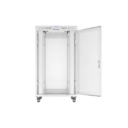 Szafa instalacyjna Rack stojąca 19" 27U 800x1000 Drzwi Perforowane szara