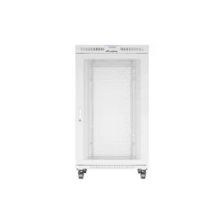 Szafa instalacyjna Rack stojąca 19" 27U 800x1000 Drzwi Perforowane szara