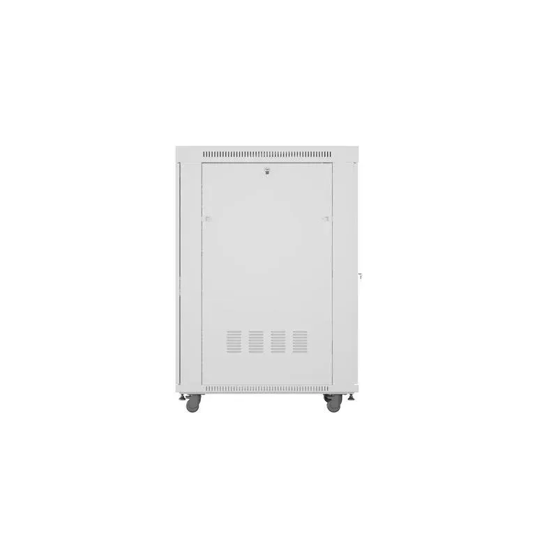 Szafa instalacyjna Rack stojąca 19" 27U 800x1000 Drzwi Perforowane szara