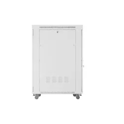 Szafa instalacyjna Rack stojąca 19" 27U 800x1000 Drzwi Perforowane szara