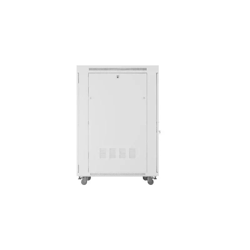 Szafa instalacyjna Rack stojąca 19" 27U 800x1000 Drzwi Perforowane szara