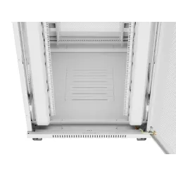 Szafa instalacyjna Rack stojąca 19" 27U 800x1000 Drzwi Perforowane szara