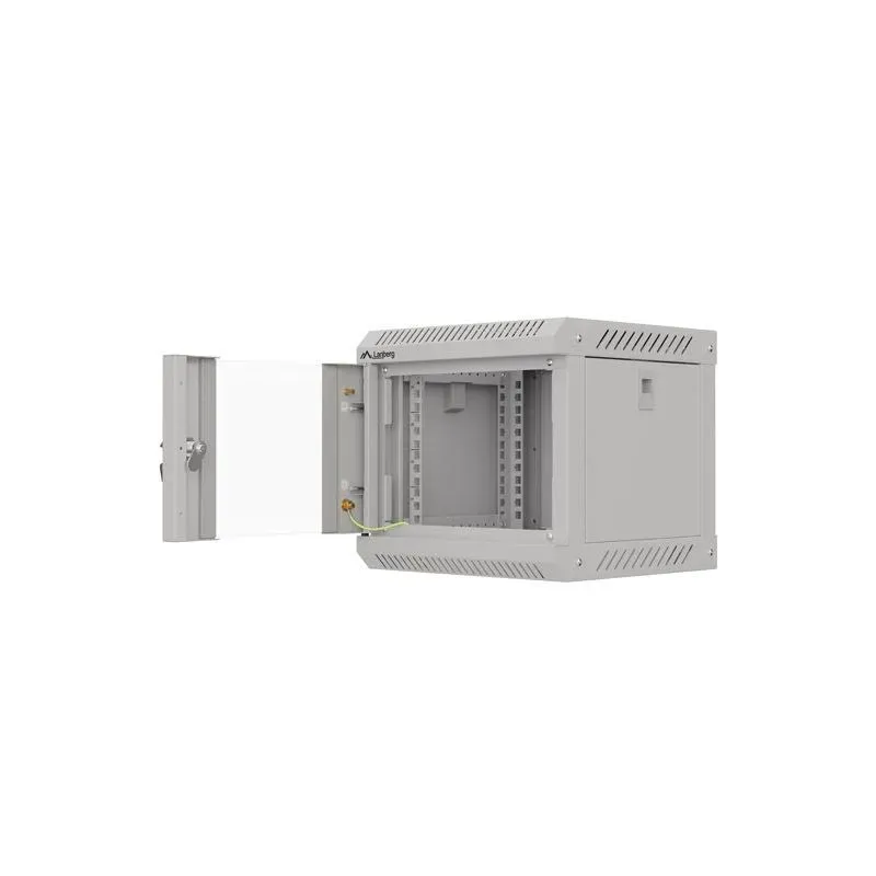 Szafa instacyjna Rack Lanberg Wisząca 10" 4U 300x300 Drzwi Przeszkolone