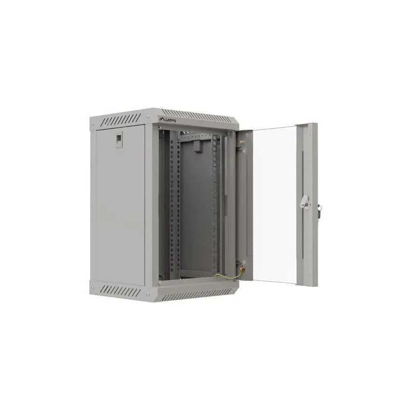 Szafa instalacyjna Rack Lanberg Wisząca 10" 9U 300x300 Drzwi Przeszklone