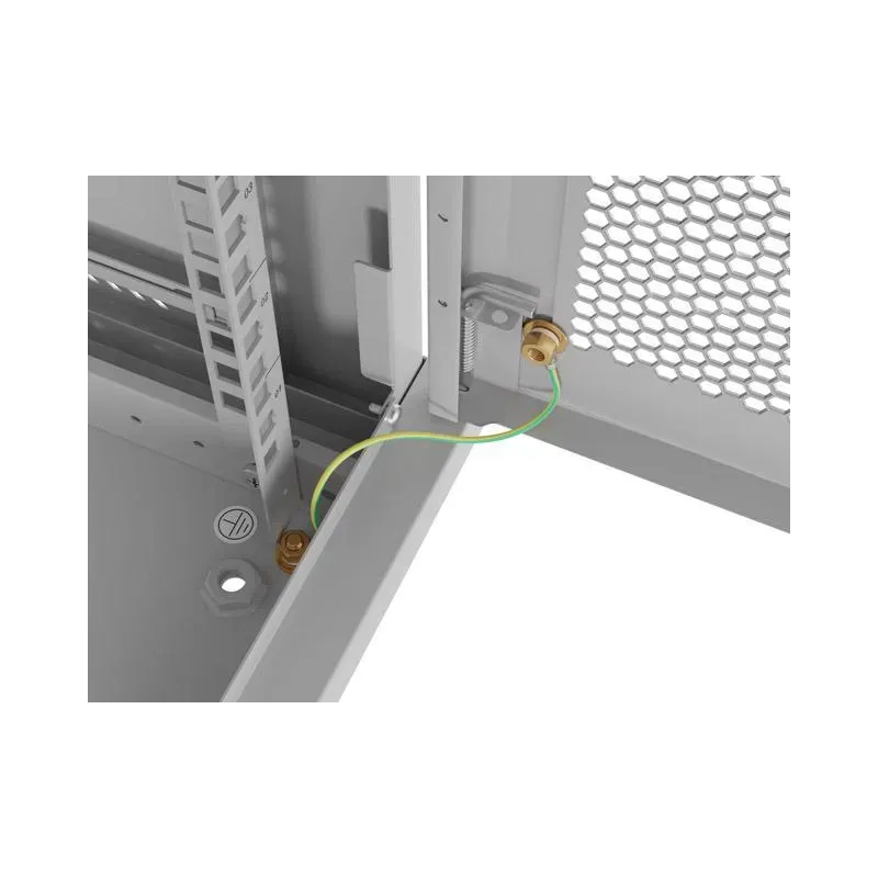 Szafa instalacyjna Lanberg rack wisząca 19" 4U 600x450 drzwi perforowane