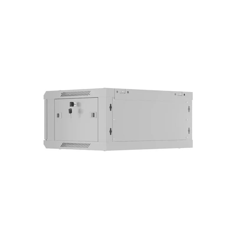 Szafa instalacyjna Lanberg rack wisząca 19" 4U 600x450 drzwi perforowane