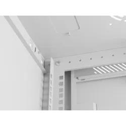 Szafa instalacyjna Lanberg rack wisząca 19" 4U 600x450 drzwi perforowane