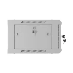 Szafa instalacyjna Lanberg rack wisząca 19" 4U 600x450 drzwi perforowane