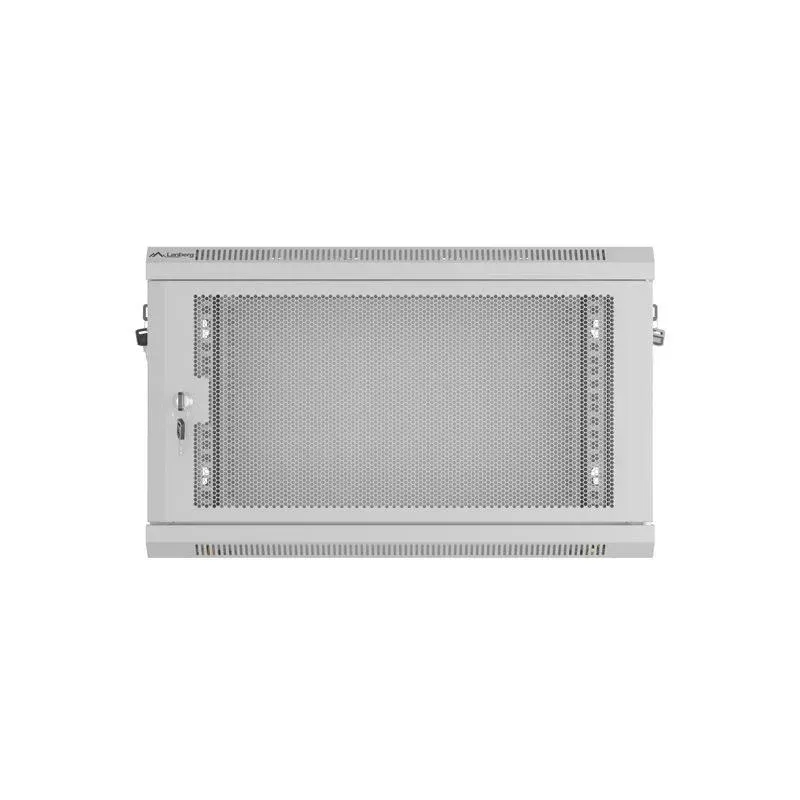 Szafa instalacyjna Lanberg rack wisząca 19" 6U 600x450 drzwi perforowane