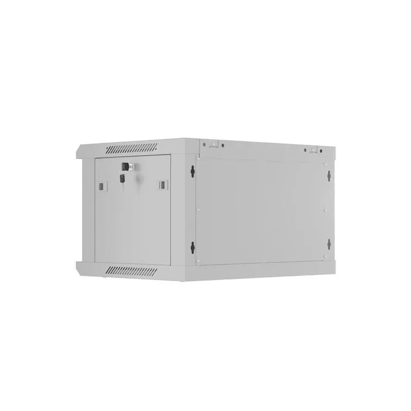 Szafa instalacyjna Lanberg rack wisząca 19" 6U 600x450 drzwi perforowane
