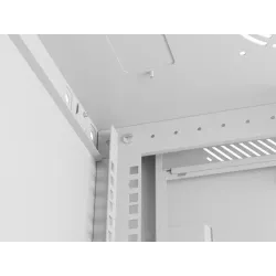 Szafa instalacyjna Lanberg rack wisząca 19" 6U 600x450 drzwi perforowane