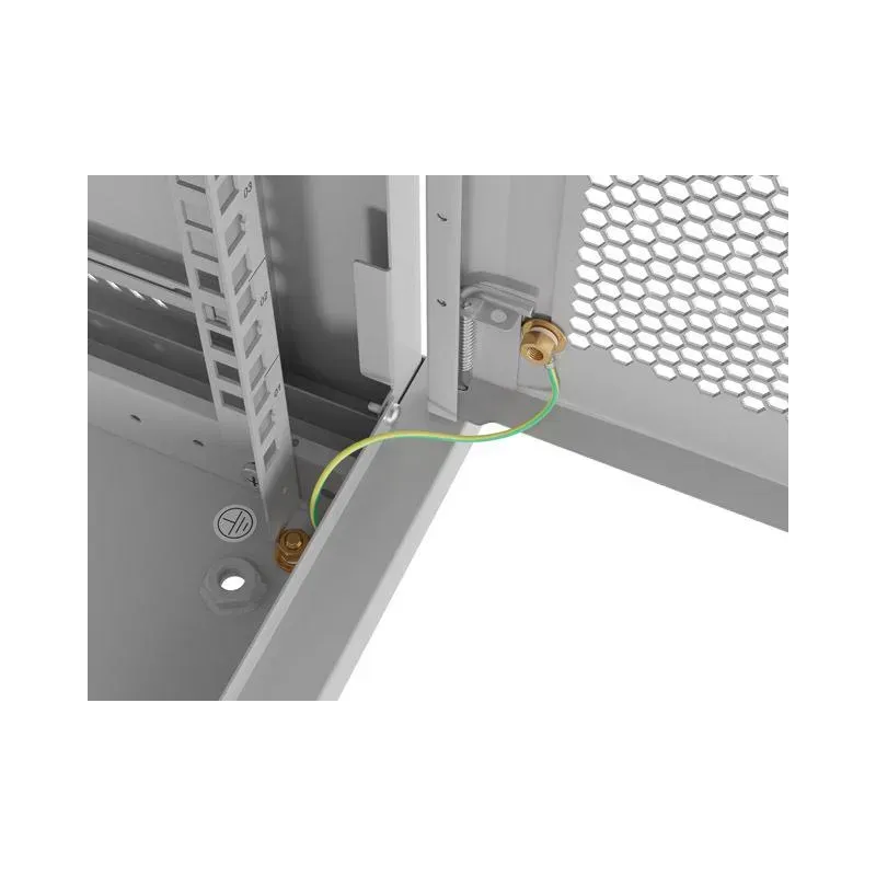 Szafa instalacyjna Lanberg rack wisząca 19" 6U 600x450 drzwi perforowane