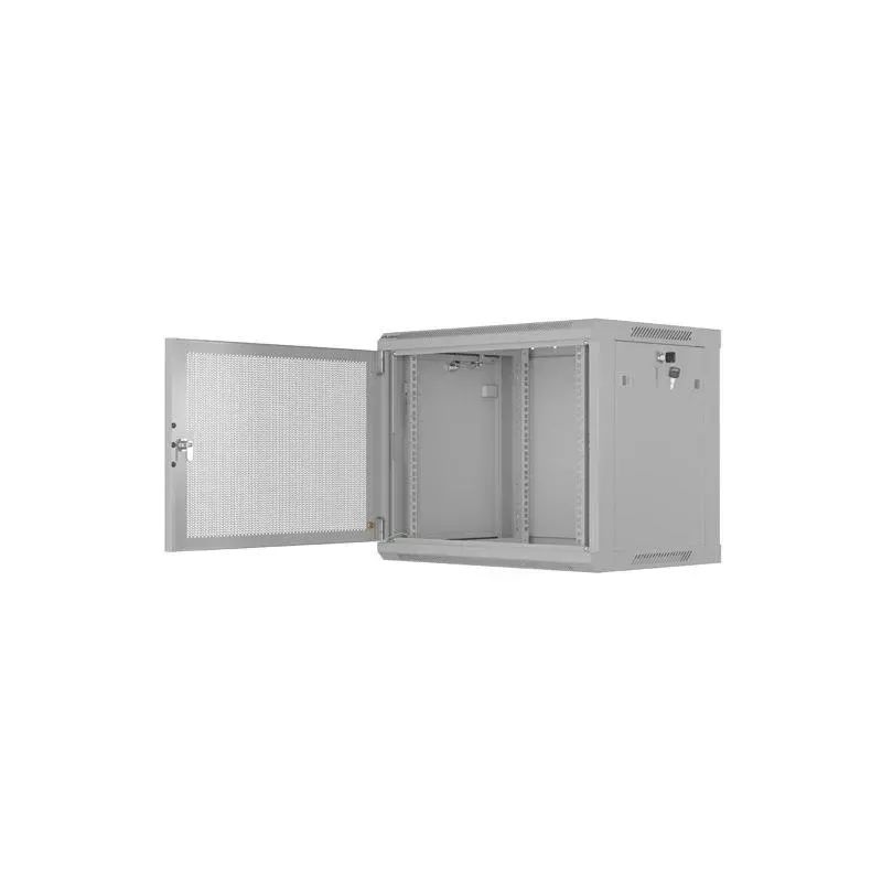 Szafa instalacyjna Lanberg rack wisząca 19" 9U 600x450 drzwi perforowane