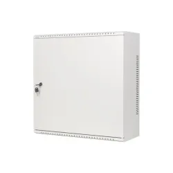 Szafa instalacyjna Rack Wisząca 19" 6U+3U 540x200 Niskoprofilowa Szara