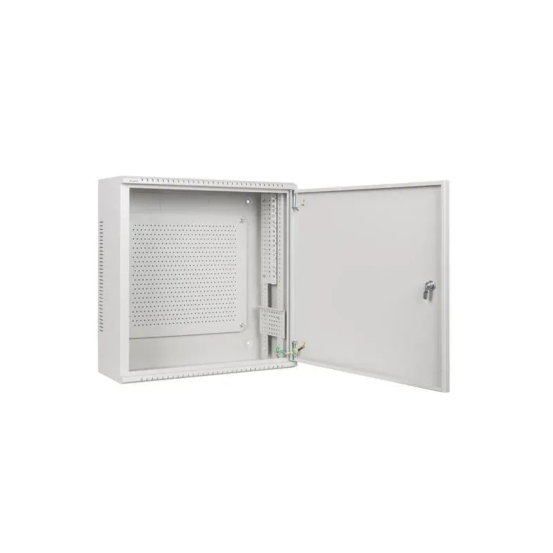 Szafa instalacyjna Rack Wisząca 19" 6U+3U 540x200 Niskoprofilowa Szara