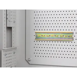 Szafa instalacyjna Rack Wisząca 19" 6U+3U 540x200 Niskoprofilowa Szara