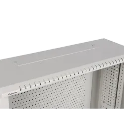 Szafa instalacyjna Rack Wisząca 19" 6U+3U 540x200 Niskoprofilowa Szara