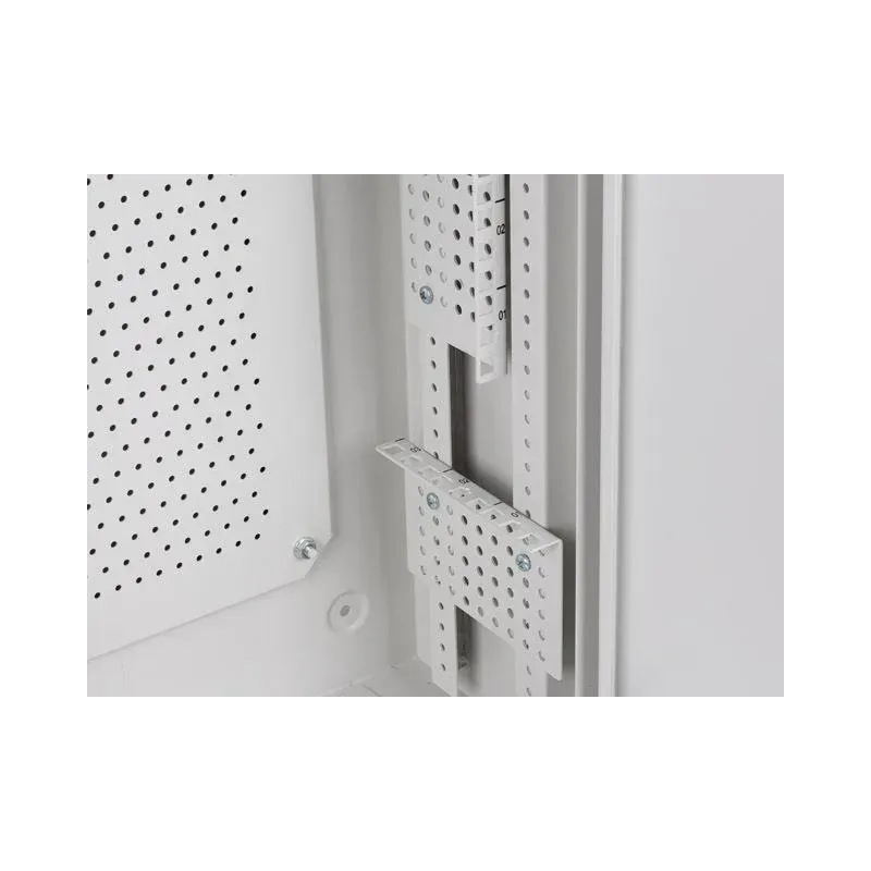 Szafa instalacyjna Rack Wisząca 19" 6U+3U 540x200 Niskoprofilowa Szara