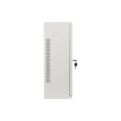 Szafa instalacyjna Rack Wisząca 19" 6U+3U 540x200 Niskoprofilowa Szara