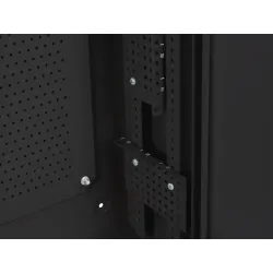 Szafa instalacyjna Rack Wisząca 19" 6U+3U 540x200 Niskoprofilowa Czarna