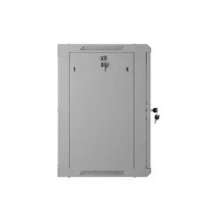 Szafa instalacyjna Rack wisząca 19" 12U 600x450 szara drzwi perforowane