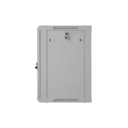Szafa instalacyjna Rack wisząca 19" 12U 600x450 szara drzwi perforowane