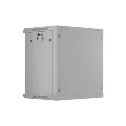 Szafa instalacyjna Rack wisząca 19" 12U 600x450 szara drzwi perforowane
