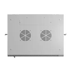 Szafa instalacyjna Rack wisząca 19" 12U 600x450 szara drzwi perforowane