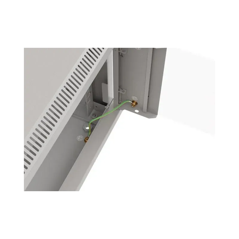 Szafa instalacyjna Rack wisząca 19" 4U 540x350 szara Drzwi przeszklone