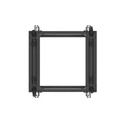 Stojak open rack Lanberg 19" 15U 600x600-1100 regulowany czarny