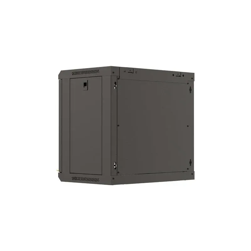 Szafa instalacyjna Rack wisząca 19" 9U 540x350 czarna | PartsPC.pl