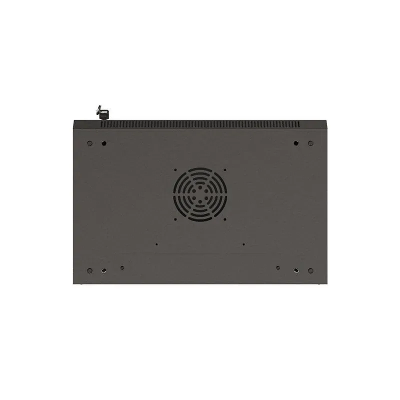 Szafa instalacyjna Rack wisząca 19" 9U 540x350 czarna | PartsPC.pl