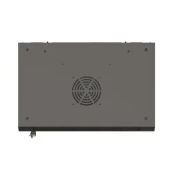 Szafa instalacyjna Rack wisząca 19" 9U 540x350 czarna | PartsPC.pl