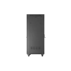 Szafa instalacyjna Rack Lanberg stojąca 19" 37U 800x800 czarna drzwi