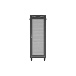 Szafa instalacyjna Rack Lanberg stojąca 19" 32U 600x800 czarna drzwi