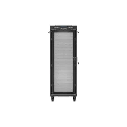 Szafa instalacyjna Rack Lanberg stojąca 19" 32U 600x600 czarna (flat pack)