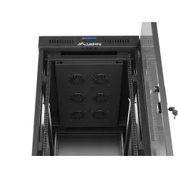 Szafa instalacyjna Rack Lanberg stojąca 19" 32U 600x1000 | PartsPC.pl