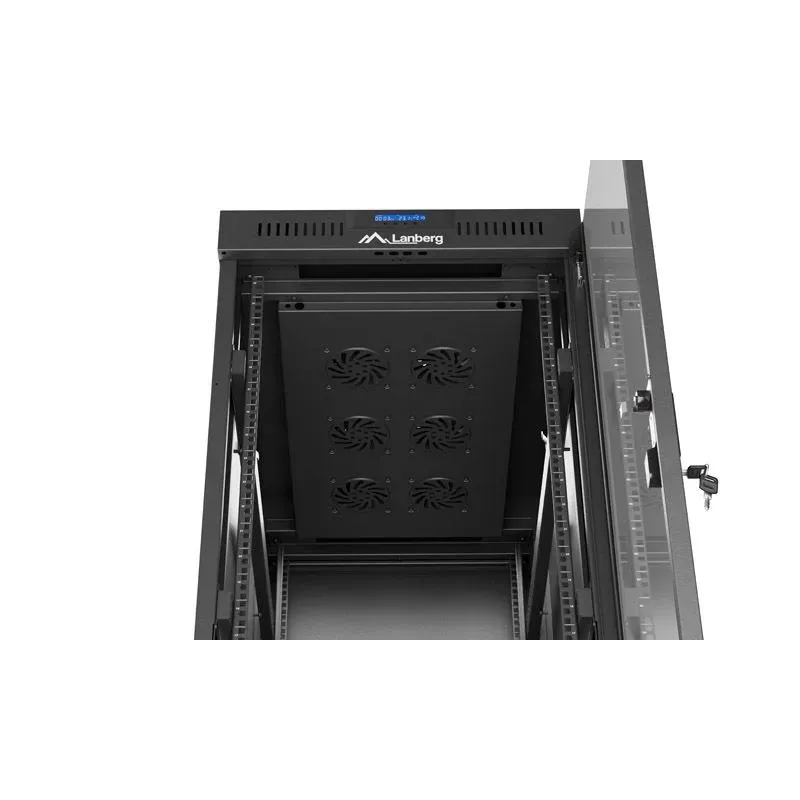 Szafa instalacyjna Rack Lanberg stojąca 19" 32U 600x1000 | PartsPC.pl