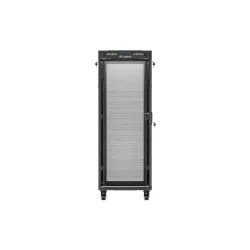 Szafa instalacyjna Rack Lanberg 19" 32U 600x1000 czarna drzwi perforowane