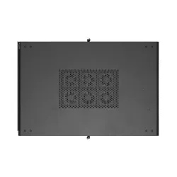 Szafa instalacyjna Rack Lanberg Stojąca 19" 22U 800x1200 Czarna drzwi