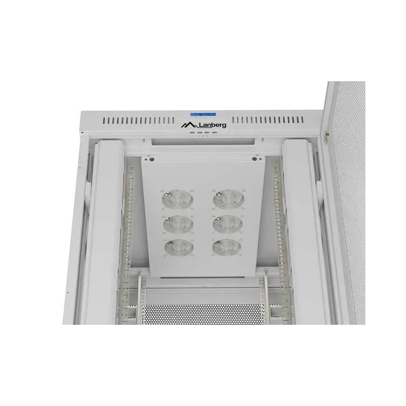 Szafa instalacyjna Rack stojąca 19" 47U 800x1000 Drzwi Perforowane szara