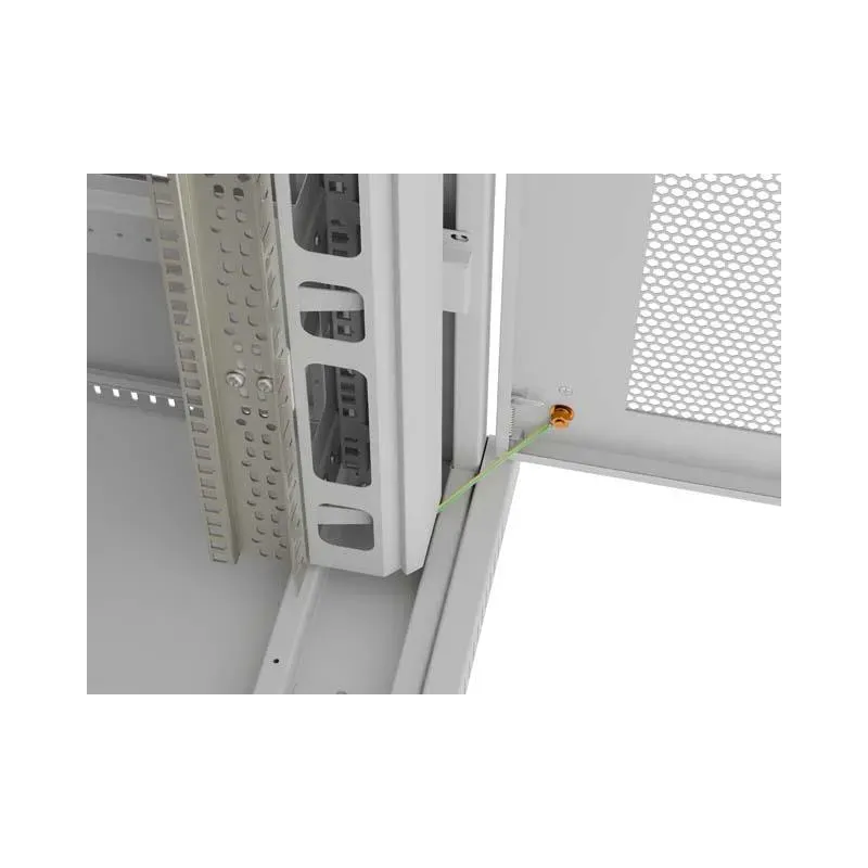 Szafa instalacyjna Rack stojąca 19" 47U 800x1000 Drzwi Perforowane szara