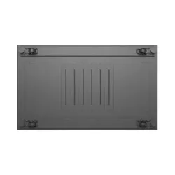 Szafa instalacyjna Rack stojąca 19" 22U 600x1000 Czarna drzwi przeszklone