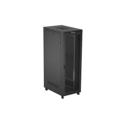 Szafa instalacyjna Rack stojąca 19" 47U 800x1200 czarna drzwi perforowane